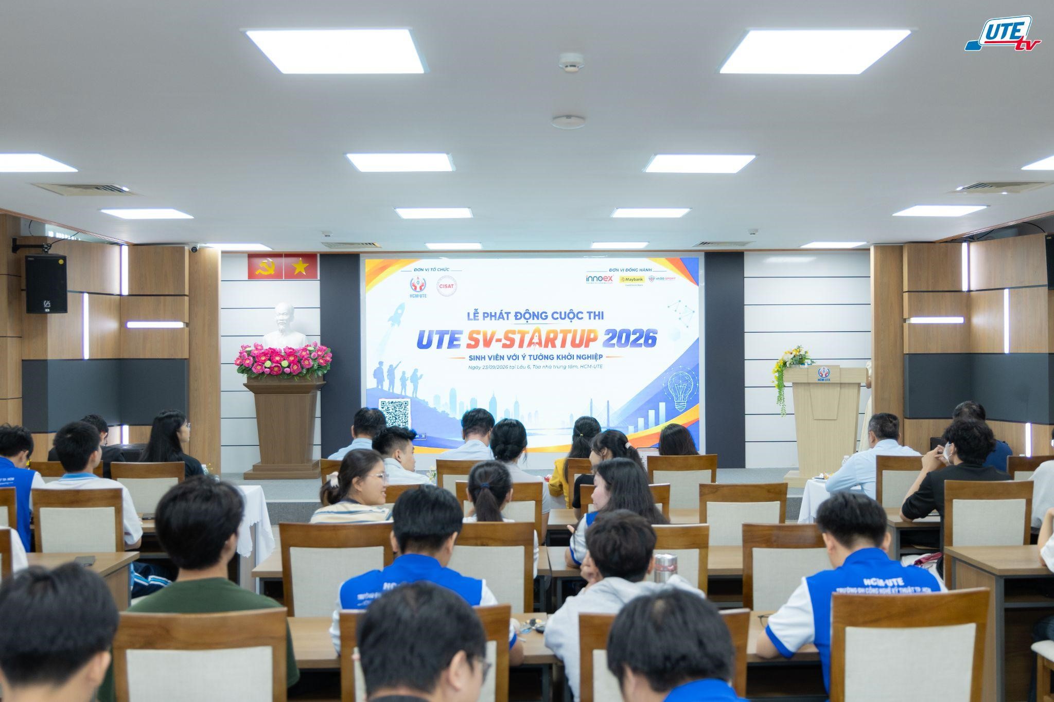 HCM-UTE phát động cuộc thi khởi nghiệp sinh viên, tìm kiếm dự án tham gia SV.STARTUP cấp quốc gia
